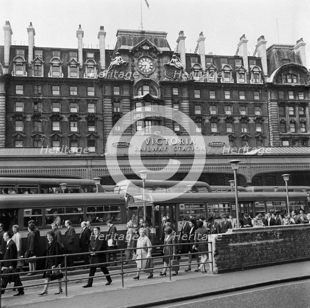 Victoria Station, London, 1960-1972. Artist: John Gay
