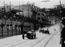 Start of the inaugural Monaco Grand Prix, 1929. Artist: Unknown