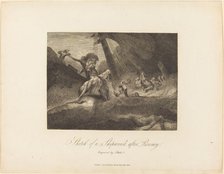 Sketch of a Shipwreck, 1809. Creator: William Blake.