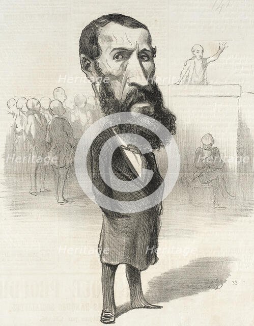 Greppo, 1849. Creator: Honore Daumier.