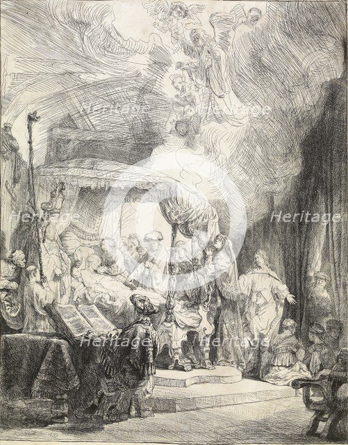 The Death of the Virgin, 1639. Artist: Rembrandt Harmensz van Rijn.