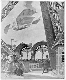 The conquest of the air at the Ambigu-Comique, 1900. Artist: Unknown