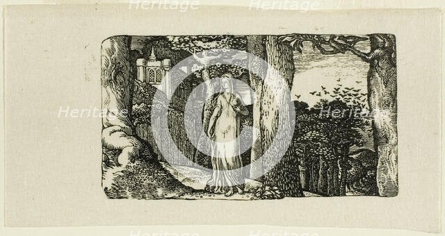 The Lady and the Rooks, n.d. Creator: Edward Calvert.