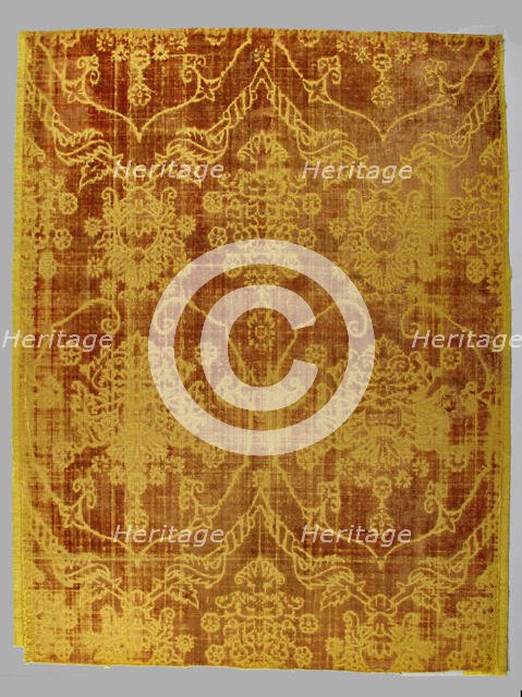 Panel of Velvet, Italian, 15th century. Creator: Unknown.