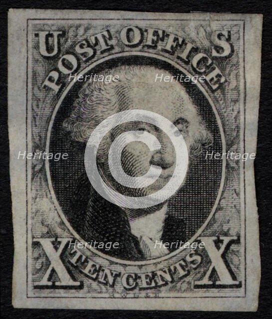 10c Washington single, 1847. Creator: Unknown.
