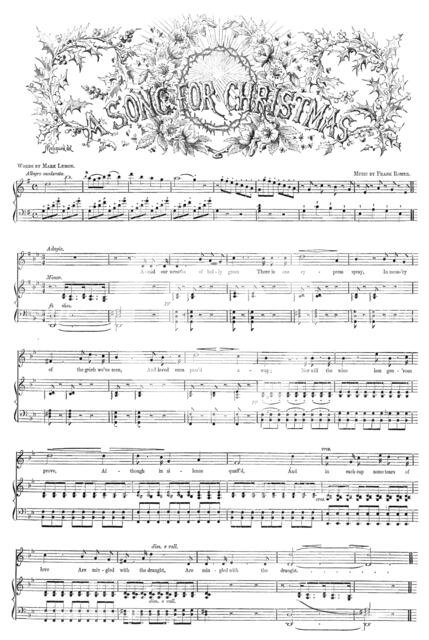 A Song for Christmas, 1857. Creator: Macquaid.