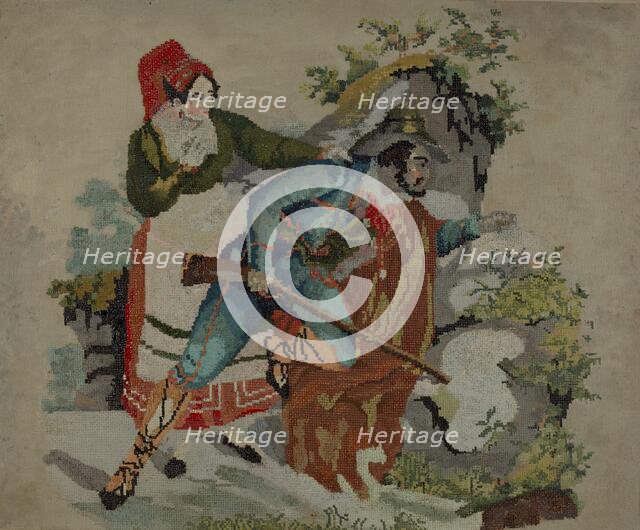 Needlepoint, c. 1937. Creator: J. Howard Iams.