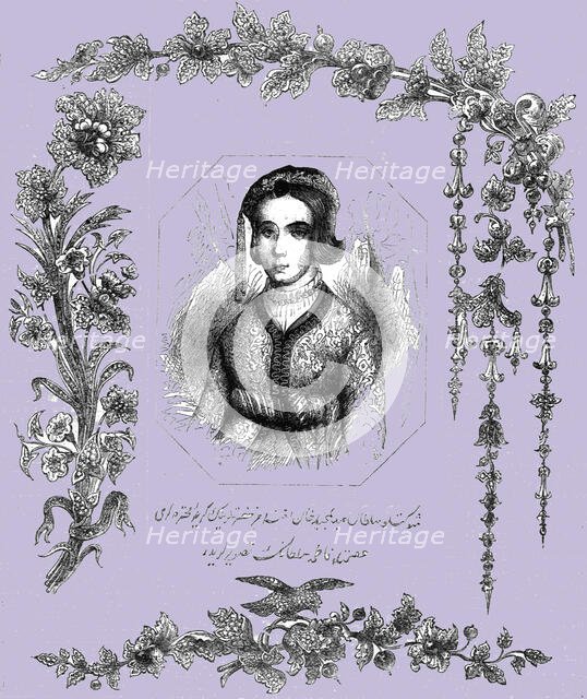 'Portrait of Fatma Sultana', 1854. Creator: Unknown.