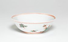 Bowl with Butterflies and Rocks, Ming dynasty (1368-1644), Jiajing reign (1522-1566). Creator: Unknown.