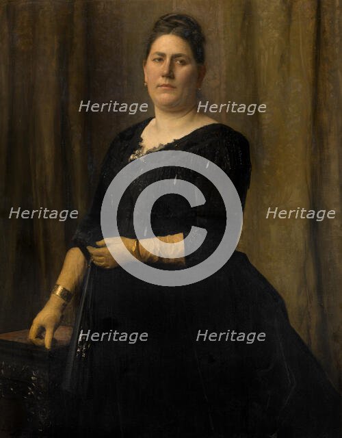 Madame Spée, 1890. Creator: Edouard De Jans.