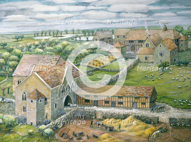 Thornholme Priory, Humberside, 2006. Artist: Judith Dobie.