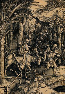 'De Flucht Nach Ägypten', ('The Flight into Egypt'), 1503-1504. Creator: Albrecht Durer.