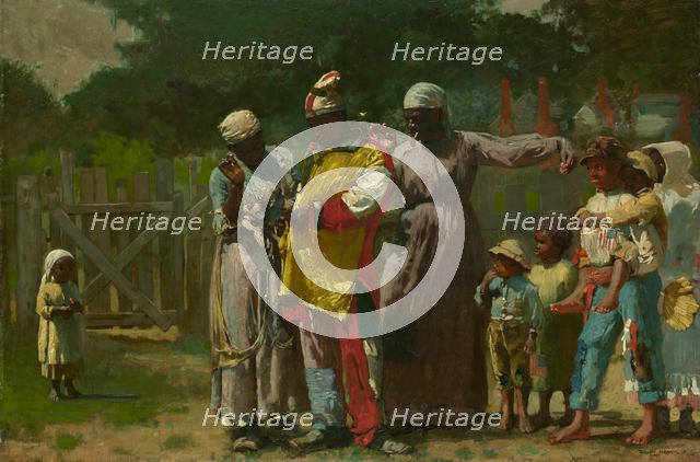 Dressing for the Carnival, 1877. Creator: Winslow Homer.