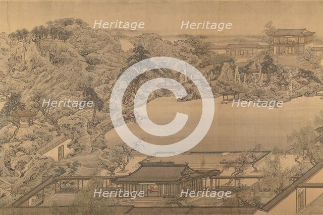 View of a Garden Villa, 18th century (?). Creator: After Yuan Jiang (active ca.1680-ca.1730).