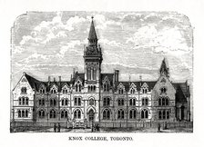Knox College, Toronto, Ontario, Canada, 19th century. Artist: Unknown