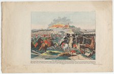 The Battle of Eckau on 19 July 1812. Artist: Campe, August Friedrich Andreas (1777-1846)