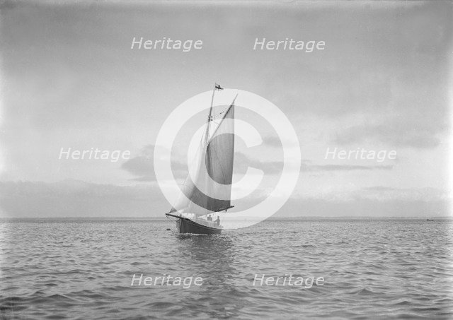 The cutter 'Sophie' sailing. Creator: Kirk & Sons of Cowes.