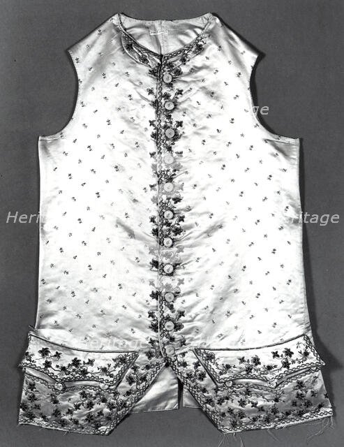 Waistcoat, France, 18th century. Creator: Unknown.