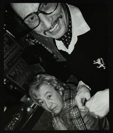 Tom and Marian Burnham at The Bell, Codicote, Hertfordshire, December 1986. Artist: Denis Williams