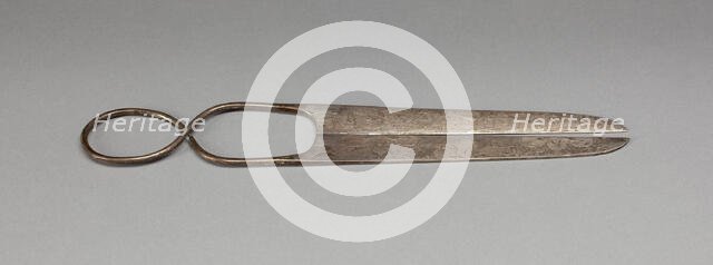 Scissors, Tang dynasty (618-907), 8th/9th century. Creator: Unknown.