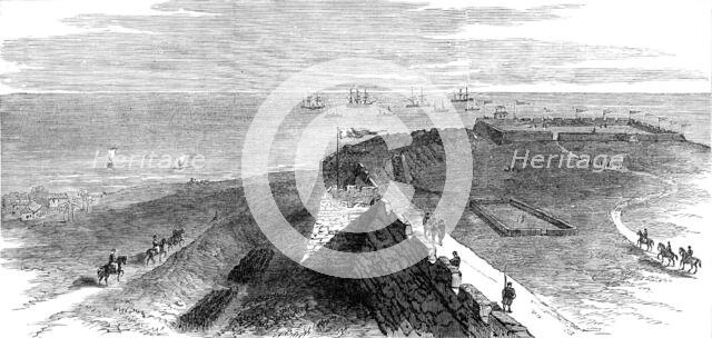 The British Squadron off the Great Wall of China, 1881. Creator: Unknown.