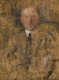 Portrait of Emeryk Hutten-Czapski, 1930. Creator: Olga Boznanska.