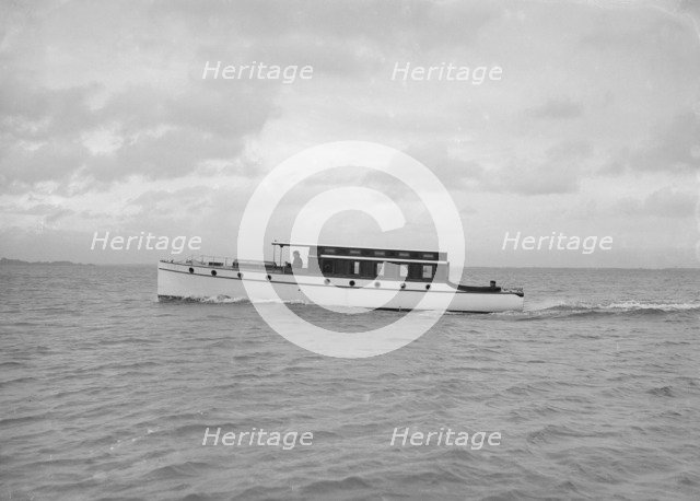 Cabin cruiser D.G.S.P., 1913. Creator: Kirk & Sons of Cowes.