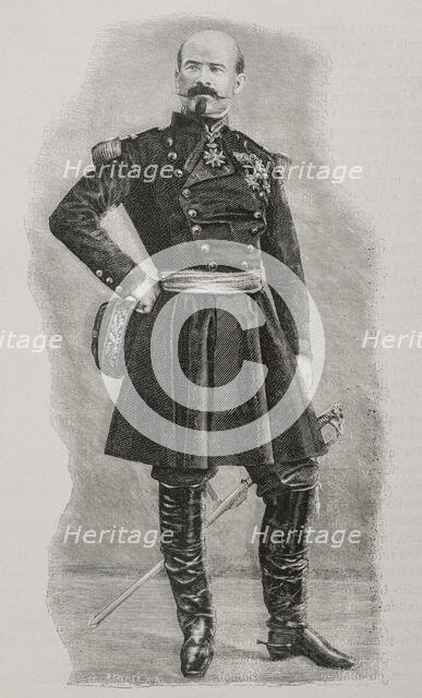 Louis-Jules Trochu (1815-1896), French military and politician, 1891. Creator: R. Cremer.