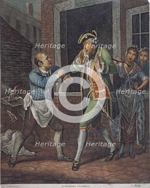 'Le Francois a Londres', 1770. Artist: C White