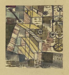 Untitled (Factory), 1922. Creator: Klee, Paul (1879-1940).
