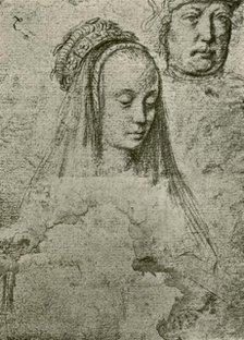 Young woman with headdress, 1497-1498, (1908). Creator: Gerard David.
