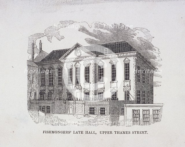 The Monument and Fish Street Hill, London, 1798. Artist: Anon