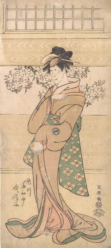 Actor Segawa Tomisaburo II as the Geisha Asaka, 1794-95. Creator: Tôshûsai Sharaku.