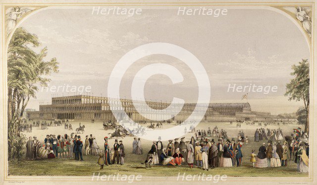 Great Exhibition, Crystal Palace, Hyde Park, London, 1851. Artist: Unknown.