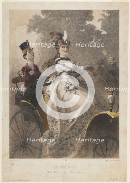 La Hausse (In Luck), End of 19th cen.. Artist: Linder, Philippe Jacques (1835-1914)