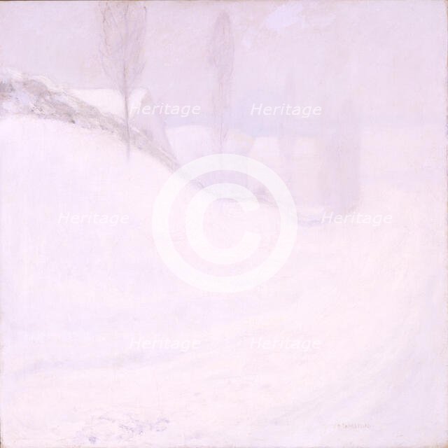 Round Hill Road, ca. 1890-1900. Creator: John Henry Twachtman.