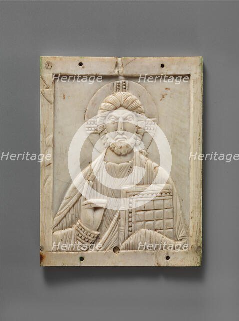 Icon with Christ Pantokrator, Byzantine, 11th-12th century. Creator: Unknown.