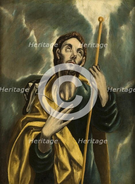St James the Greater as a Pilgrim. Creator: School of El Greco.