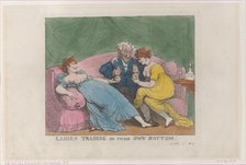 Ladies Trading on Their Own Bottom, [October 5, 1810], reprint., [October 5, 1810], reprint. Creator: Thomas Rowlandson.
