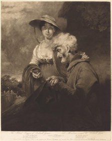 The Blind Beggar of Bednall Green, 1804. Creator: William Ward.