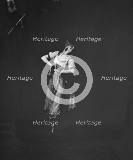 Unidentified dancer, possibly an Elizabeth Duncan dancer, between 1911 and 1942. Creator: Arnold Genthe.