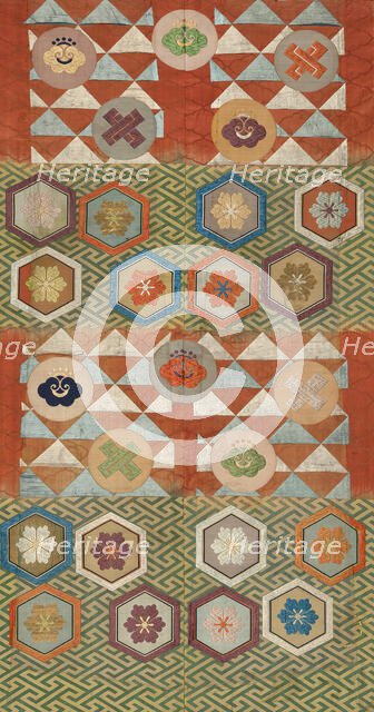 Karaori (Noh Costume), Japan, Edo period (1615-1868), 1775/1825. Creator: Unknown.