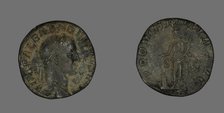 Sestertius (Coin) Portraying Emperor Severus Alexander, 232. Creator: Unknown.