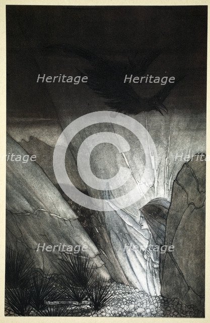 'Erda bids thee beware', 1910.  Artist: Arthur Rackham