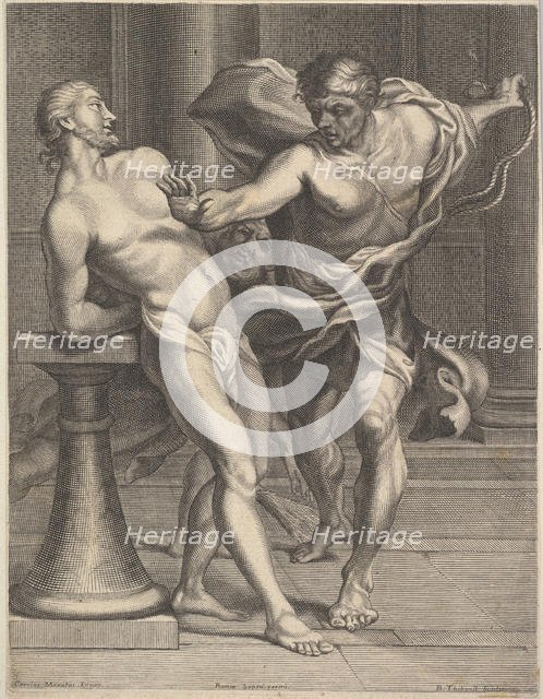 Scourging of Christ, 1680-1719. Creator: Benoit Thiboust.