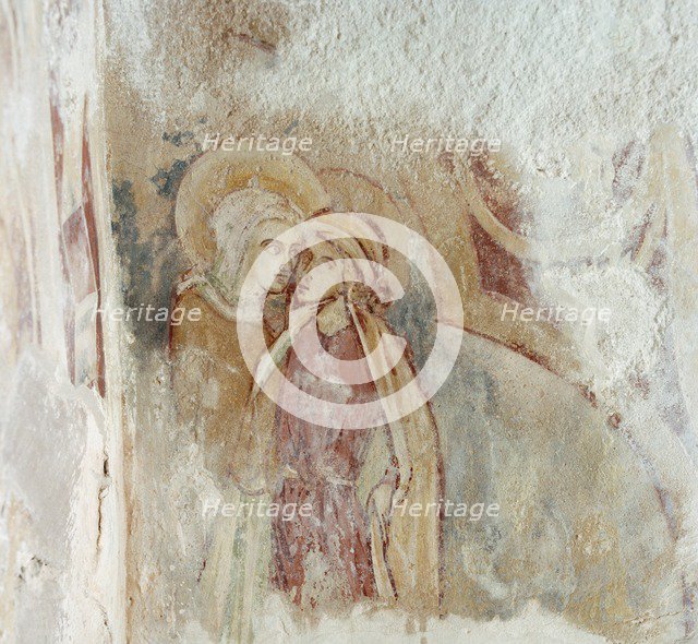 Wall painting, Agricola Tower, Chester Castle, Cheshire, c1220. Artist: Unknown.