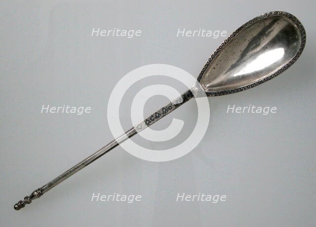 Spoon, Byzantine, 5th-6th century. Creator: Unknown.
