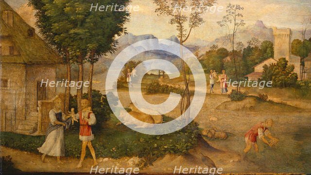 The Finding of Romulus and Remus, after 1520. Creator: Giorgione.