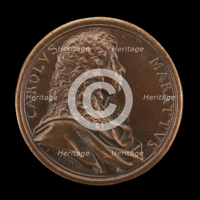 Carlo Maratta, 1625-1713, Painter [obverse], c. 1675. Creator: Charles-Jean-François Chéron.