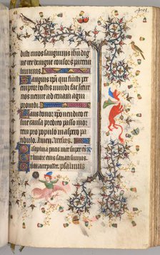Hours of Charles the Noble, King of Navarre (1361-1425): fol. 195r, Text, c. 1405. Creator: Master of the Brussels Initials and Associates (French).